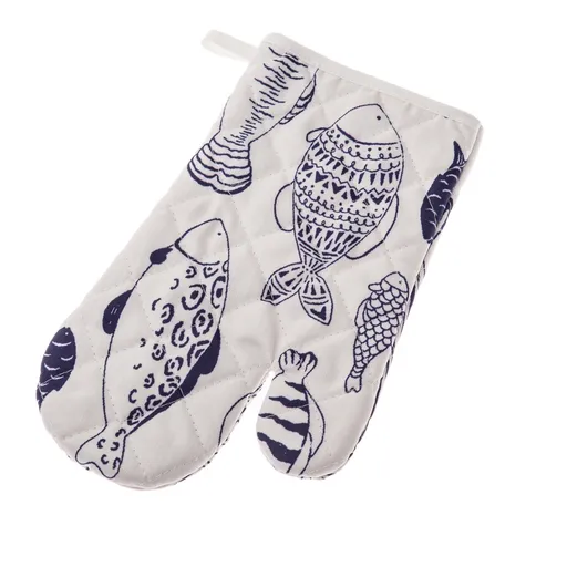 Mănușă de bucătărie impermeabilă Pești, 17 x 27 cm