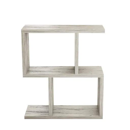 Măsuță auxiliară Zet Freesia Marble, gri deschis