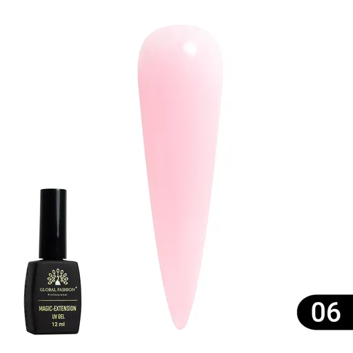 Gel Constructie Unghii Magic Extension 12 ml, Roz 06, TPO Free