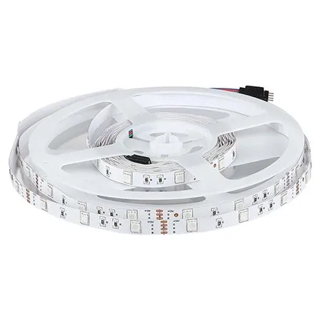 Banda LED SMD5050 30LED/M RGB IP20 5M V-TAC SKU-212124