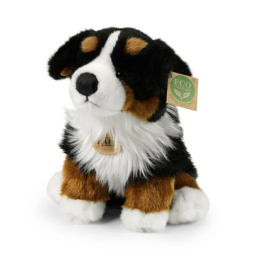 Jucărie pluș Rappa câine Bernese Mountain Dog 28 cm ECO - FRIENDLY
