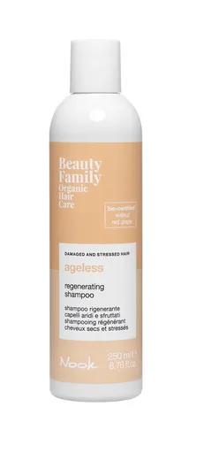 Sampon Organic Pentru Regenerarea Parului Uscat Si Deteriorat Nook Beauty Family Ageless Regenerating Shampoo 250ml