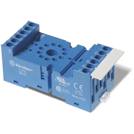 Soclu, borne cu surub, pentru relee 60.13 si 88.02 Finder 9003SMA