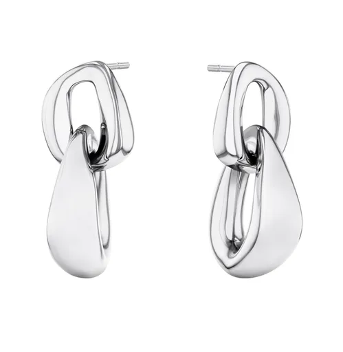 Calvin Klein Declarație Link-uri Cercei din oțel la modă 35000654