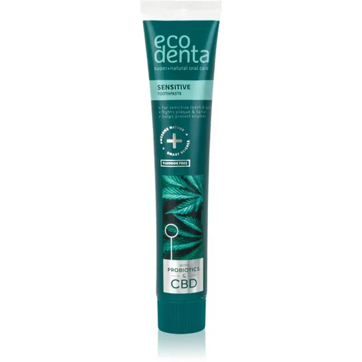 Ecodenta Sensitive CBD pasta de dinti bio-activa cu CBD 100 ml