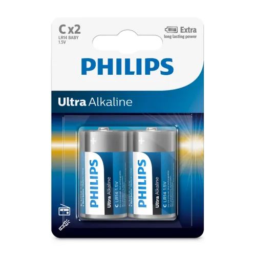 Philips Baterii C 1,5 V Ultra Alkaline