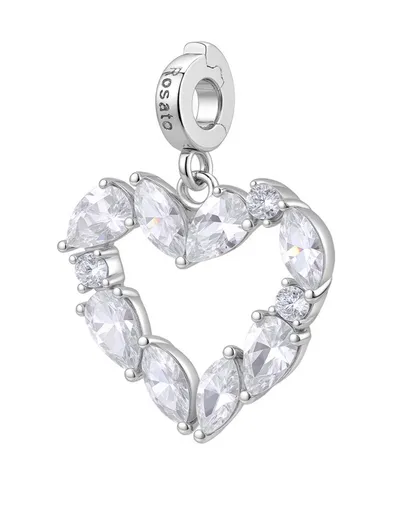 Rosato Pandantiv de argint Inimă cu zirconiu cubic Storie RZ245R