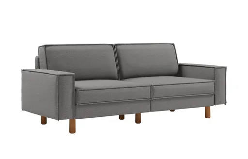 Canapea 3 locuri, Atelier del Sofa, 918CMF1241, Otel, Obsidian / Nuc