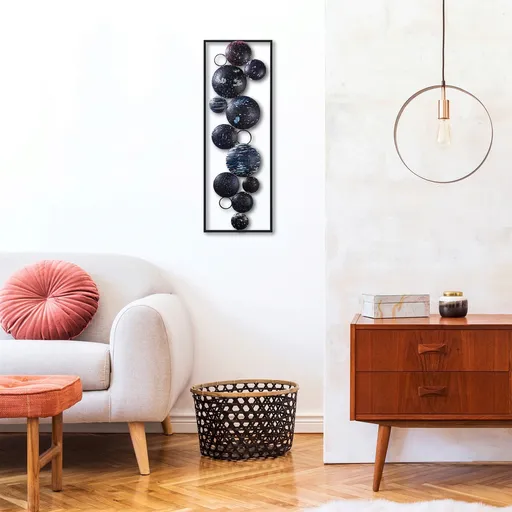 Decoratiune de perete, Space, Dimensiune: 90 x 32 cm, Multicolor