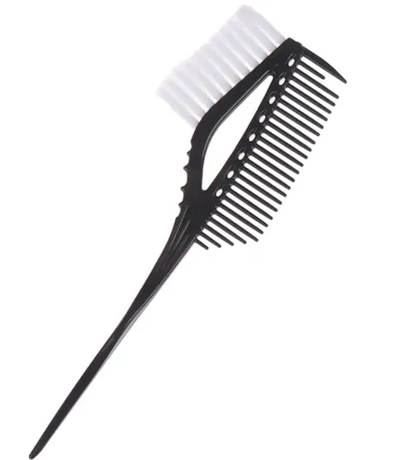 Pensula Vopsit Par cu Pieptan Neagra, cu Peri Moi