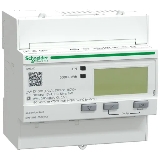 Contor energie simplu,transformator de curent 6 Schneider A9MEM3200