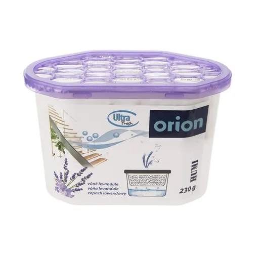 Absorbant de umiditate și odorizant de aer Orion Humi 230 g, lavanda, mov