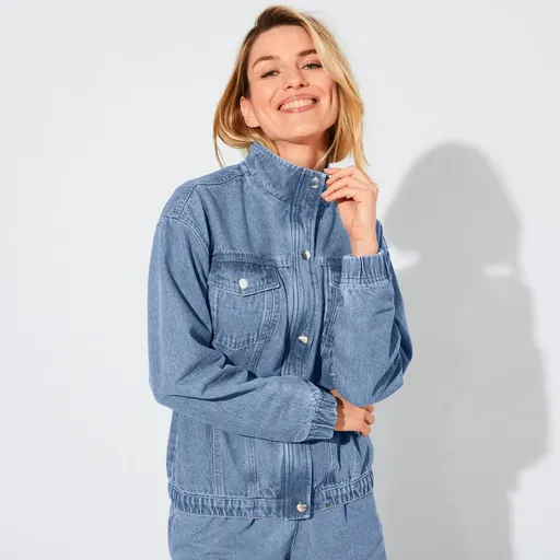 Jachetă supradimensionată din denim