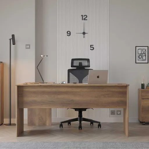 Birou, Hanah Home, Rms-320-Oo-1, 160x75x144 cm, Maro