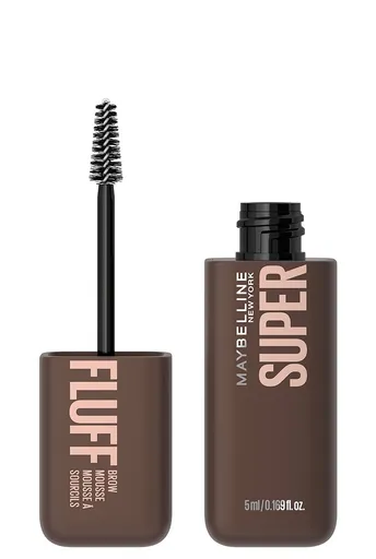 Maybelline Gel pentru sprâncene pentru un aspect plin și voluminos Superfluff (Brow Mousse) 5 ml 260 Deep Brown