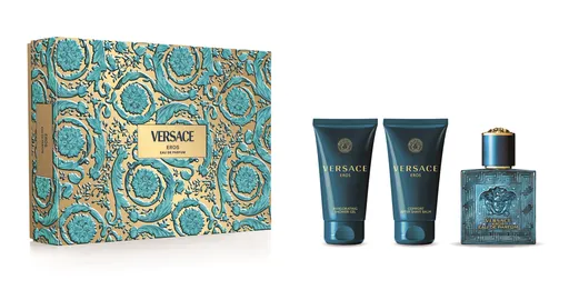 Versace Eros - EDP 50 ml + gel de duș 50 ml + balsam după ras 50 ml