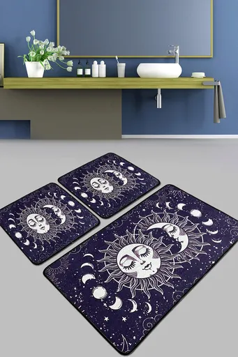 Set covorase de baie, L'essentiel Maison, Aten Djt, Multicolor