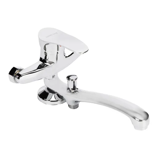 Baterie perete cu dus pe mijloc DS-91026, argintiu, finisaj cromat