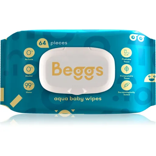 Beggs Aqua Baby Wipes servetele delicate pentru copii 64 buc