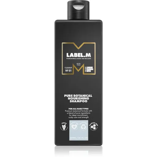 label.m Pure Botanical șampon intens hidratant pentru toate tipurile de păr 300 ml