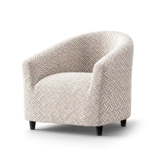 Husă bielastică tip broască pentru fotoliu cabriolet, microfibră