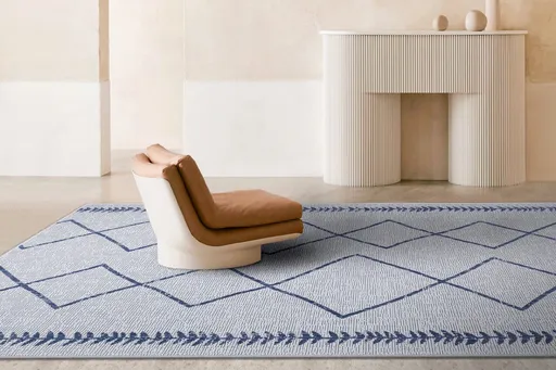 Covor, 22563A Fresco, 160x230 cm, Albastru navy