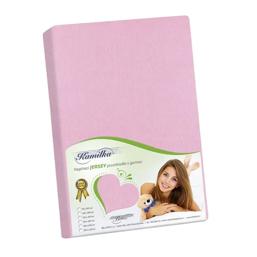 Cearceaf frotir Kamilka, roz, roz, 180 x 200 cm