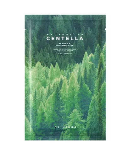 SKIN1004 Mască de față calmantă Madagascar Centella Tea-Trica (Relaxing Mask) 24 ml