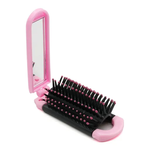 Perie Pliabila Dreptunghi Pocket Pink