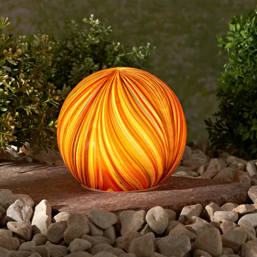 Sferă din sticlă cu LED-uri