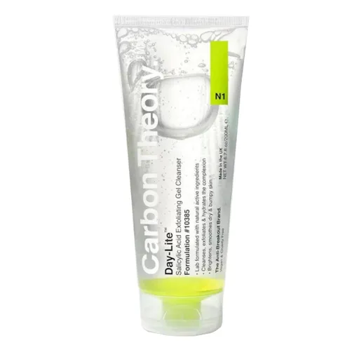 Carbon Theory Gel de curățare exfoliant pentru piele Day-Lite Salicylic Acid (Exfoliating Gel Cleanser) 200 ml