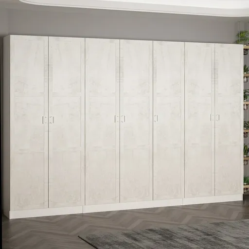 Cuier de perete, Hanah Home, Noah, 315x210x35 cm, Alb