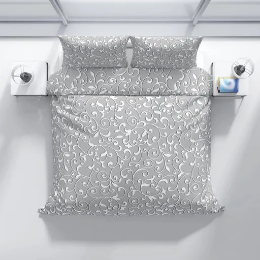 Lenjerie de pat din bumbac Grey orient, 140 x 200 cm, 70 x 90 cm