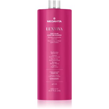 Medavita LUXVIVA Post Color Acidifying sampon hidratant pentru păr vopsit 1250 ml