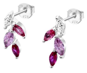 Lotus Silver Cercei din argint cu zircon Frunze Sinfos LP3582-4/1