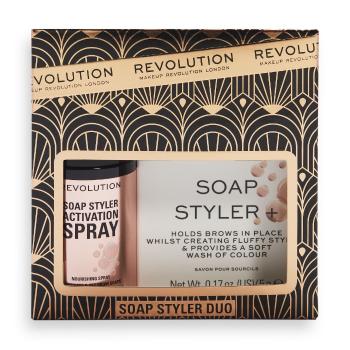 Makeup Revolution Soap Styler Duo Set sada na obočí 2 ks