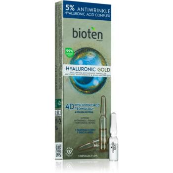 Bioten Hyaluronic Gold Tratament anti-rid de 7 zile in fiole pentru femei 7x1,3 ml