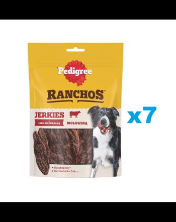 PEDIGREE Ranchos Originals 7x70g pachet recompense caini, fasii de carne de vita