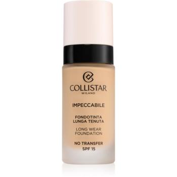 Collistar Impeccabile Long Wear Foundation machiaj persistent SPF 15 3R Rosy Natural 30 ml