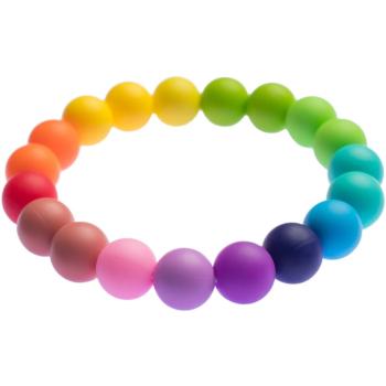 Biberschatz Bite bracelet Regenbogen mărgele pentru dentiție 1 buc