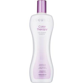 Biosilk Color Therapy Cool Blonde Shampoo șampon neutralizeaza tonurile de galben 355 ml