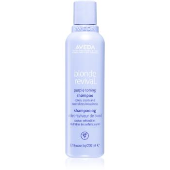 Aveda Blonde Revival™ Purple Toning Shampoo sampon tonifiant cu violete pentru iluminarea părului sau pentru părul cu șuvițe 200 ml