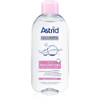 Astrid Aqua Biotic apă micelară 3 în 1 pentru piele uscata si sensibila 400 ml