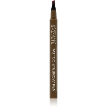 Gabriella Salvete Tattoo Eyebrow Pen creion pentru sprancene culoare 03 Dark Brown 0,28 g