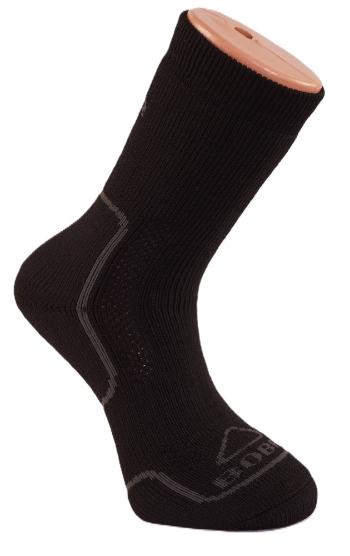 Bobr ponožky záťažové čierne - 46-48