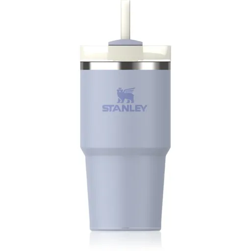 Stanley Quencher H2.O FlowState™ Tumbler pahar din oțel inoxidabil cu pai mic Dew Drop 600 ml