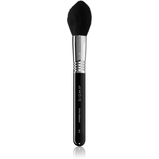 Sigma Beauty Face F25 Tapered Face Brush pensula pentru fardul de obraz sau bronzer 1 buc
