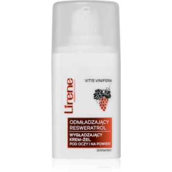 Lirene Rejuvenating Care Resveratrol Smoothing Eye & Eyelid Cream-Gel crema pentru ochi cu efect de reintinerire împotriva ridurilor și a cearcănelor