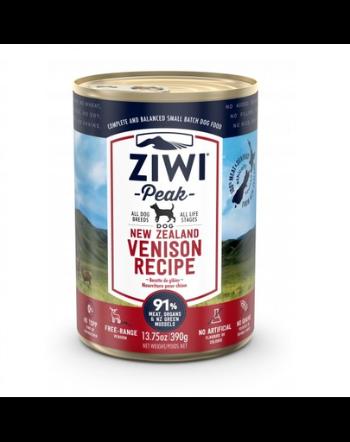 ZIWIPEAK Dog Venison Hrana umeda pentru caini, cu carne de vanat 390 g