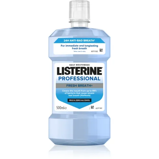 Listerine Professional Fresh Breath+ apă de gură pentru o respirație proaspătă 500 ml